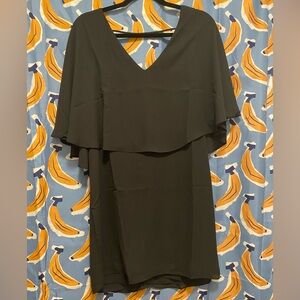 Chic Black Layered Dress